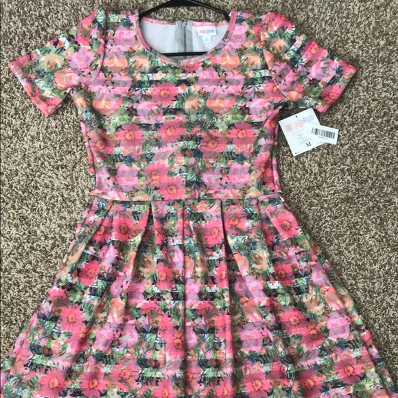 LuLaRoe *Unicorn!* Amelia Dress NEW Medium - Picture 1 of 3